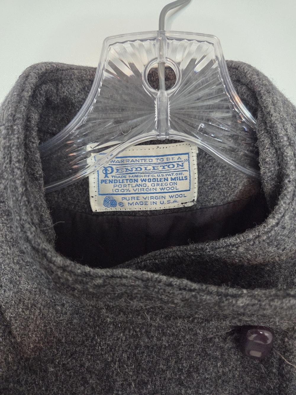 Rare Vintage 1950s Pendleton Wool Coat - Fits M/L/XL - Picture 2 of 8